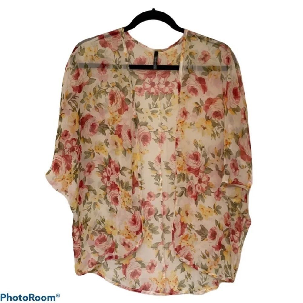 Floral Kimono Cover Up Size Medium